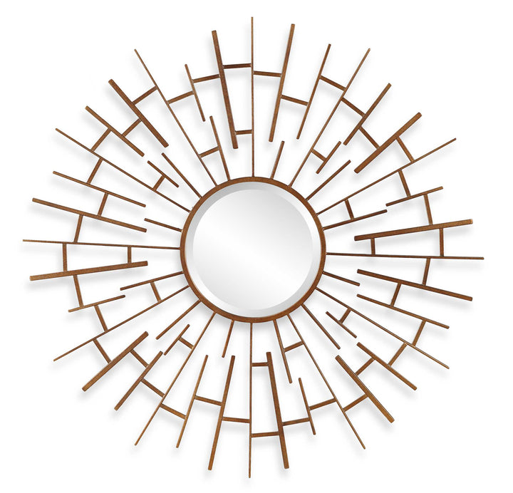 American Home Furniture Uttermost Tangled Bronze Round Mirror