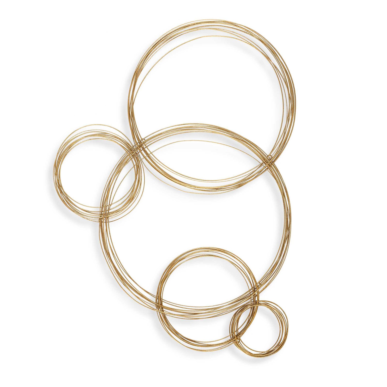 American Home Furniture Uttermost Golden Bubbles Metal Wall Decor