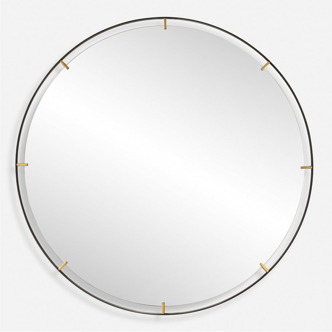 American Home Furniture | Uttermost - Grand Pendulum Round Mirror