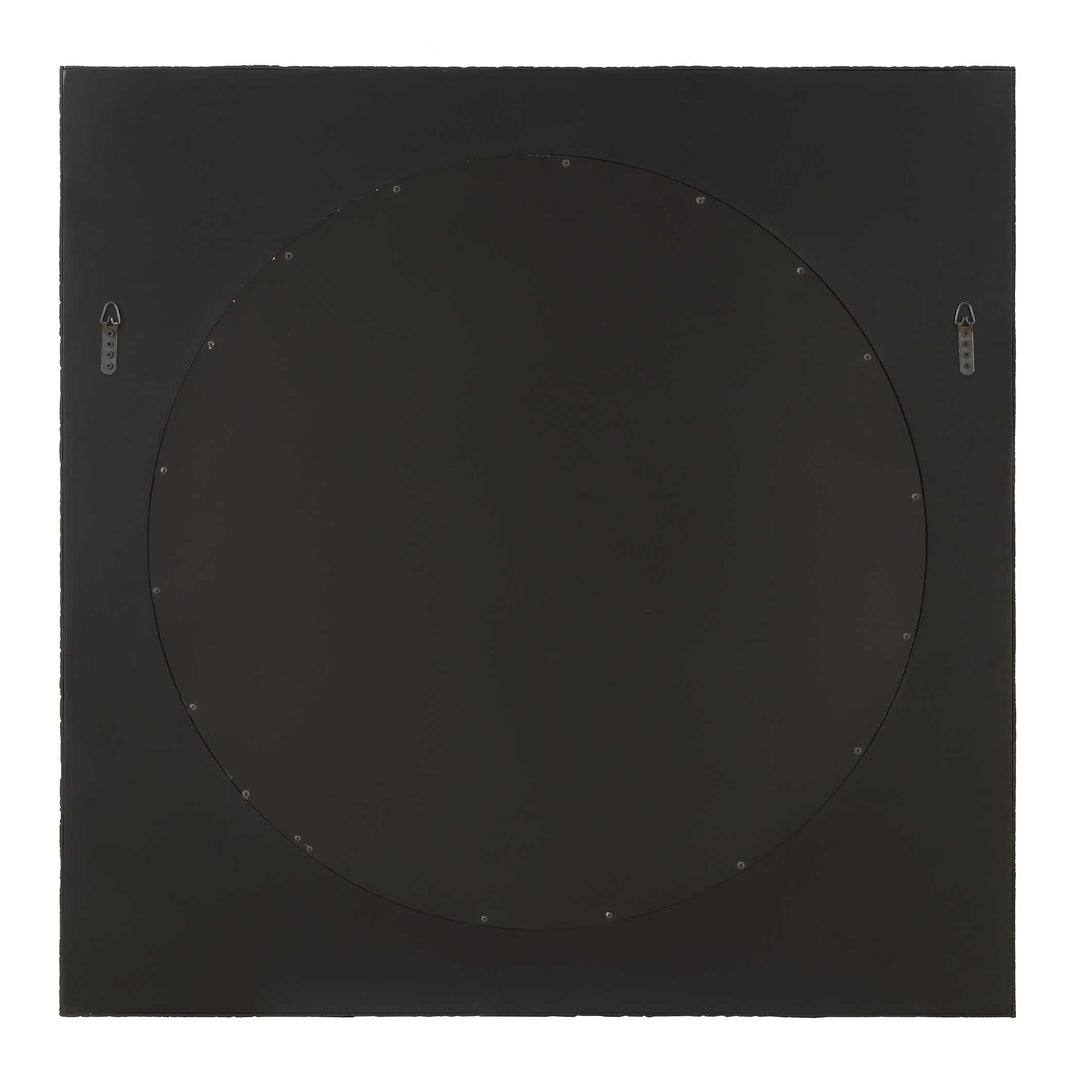 American Home Furniture Uttermost Ember Black Square Mirror