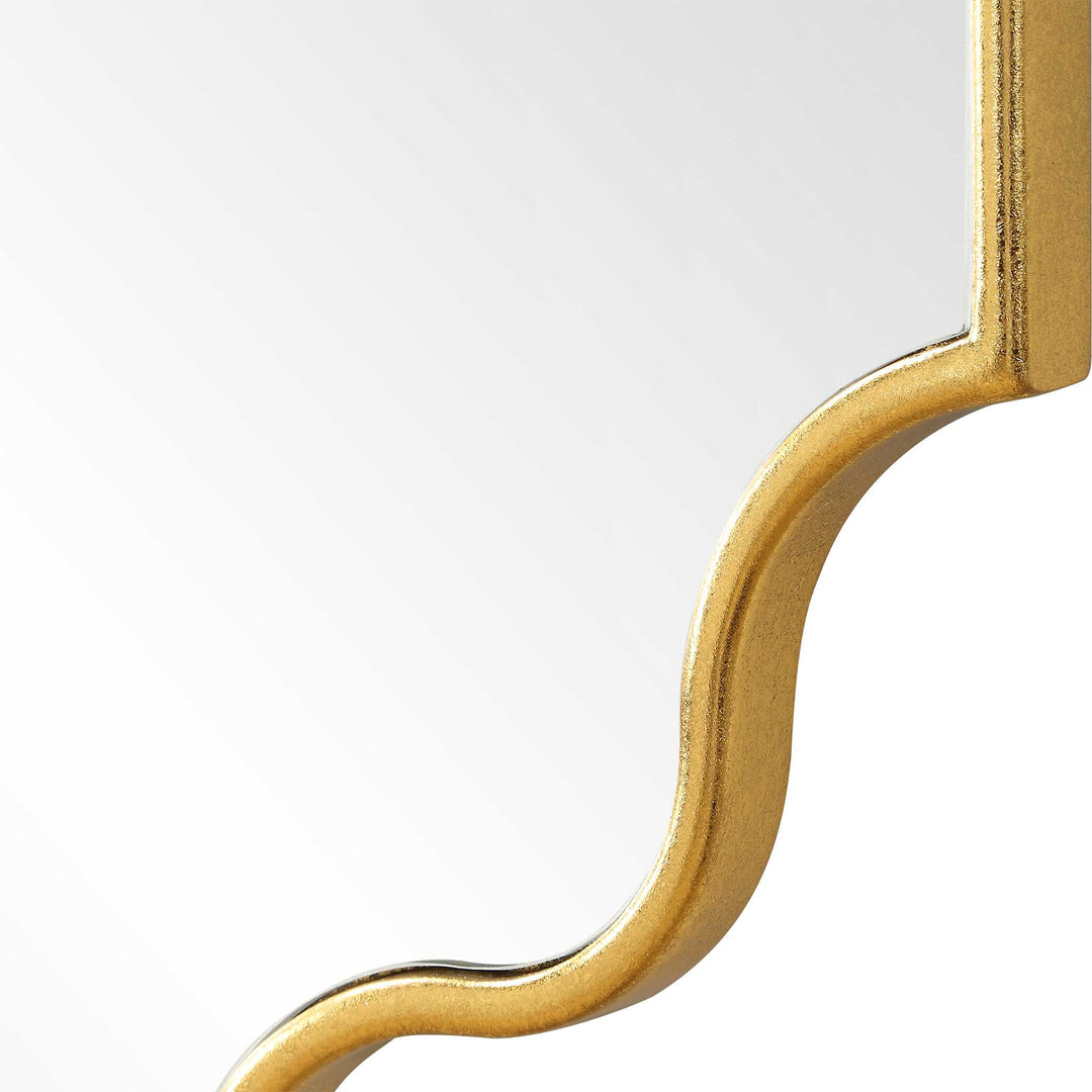American Home Furniture Uttermost Lennyn Gold Vanity Mirror