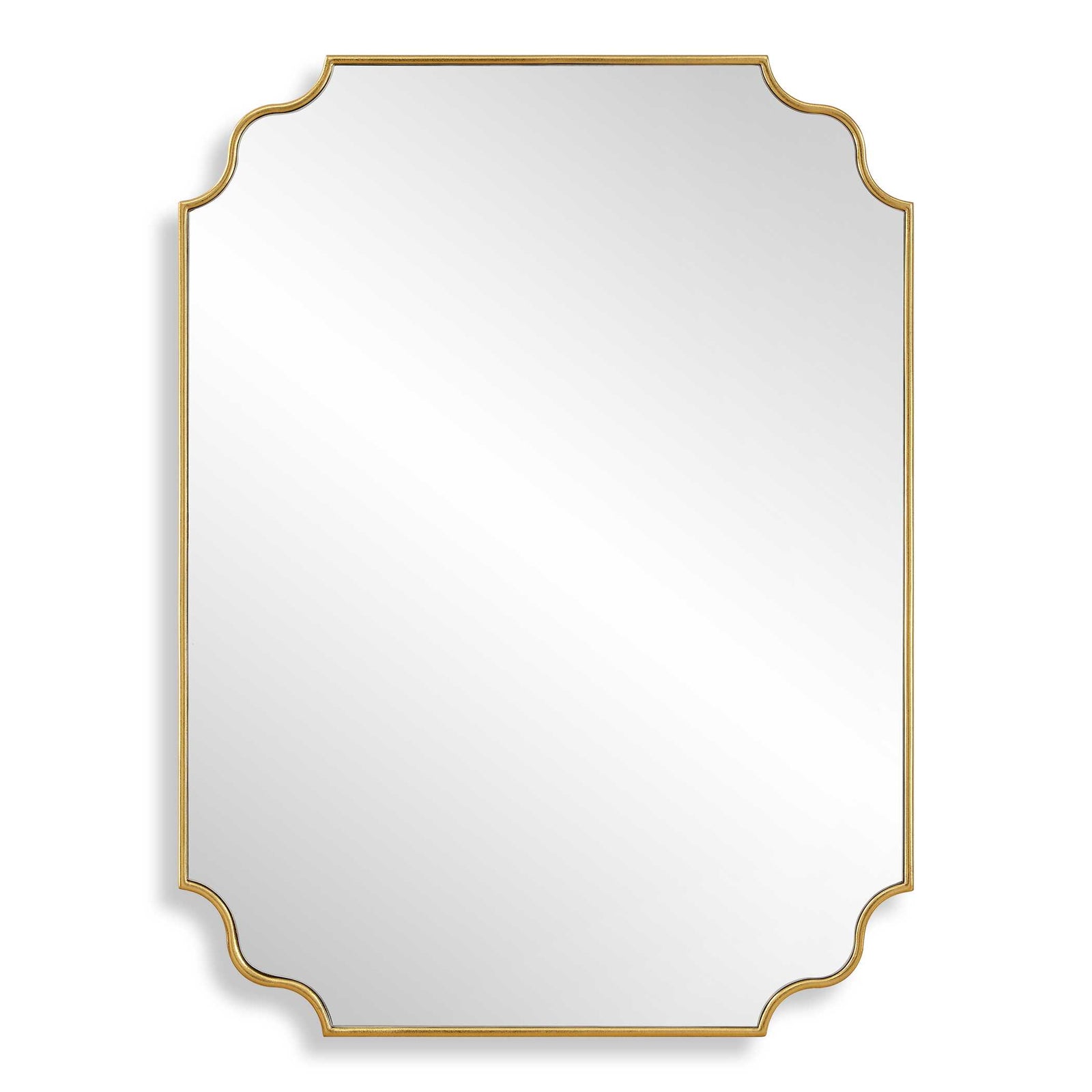 American Home Furniture Uttermost Lennyn Gold Vanity Mirror