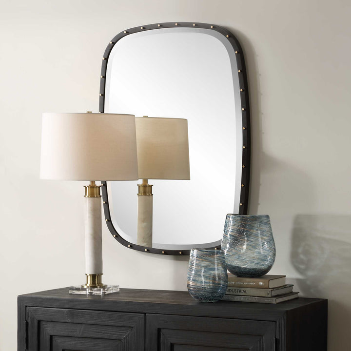 American Home Furniture Uttermost Benedo Industrial Mirror