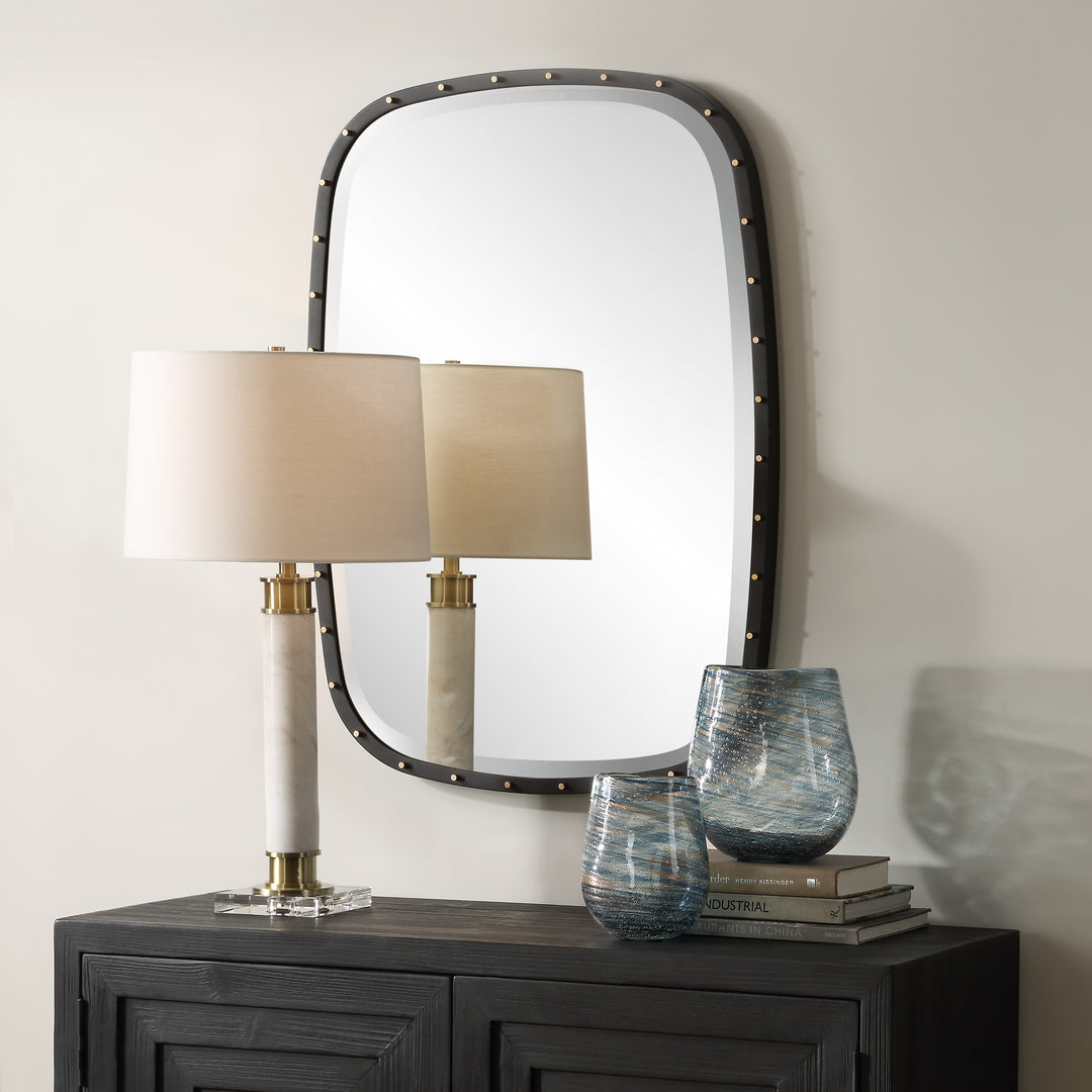 American Home Furniture | Uttermost - Benedo Industrial Mirror