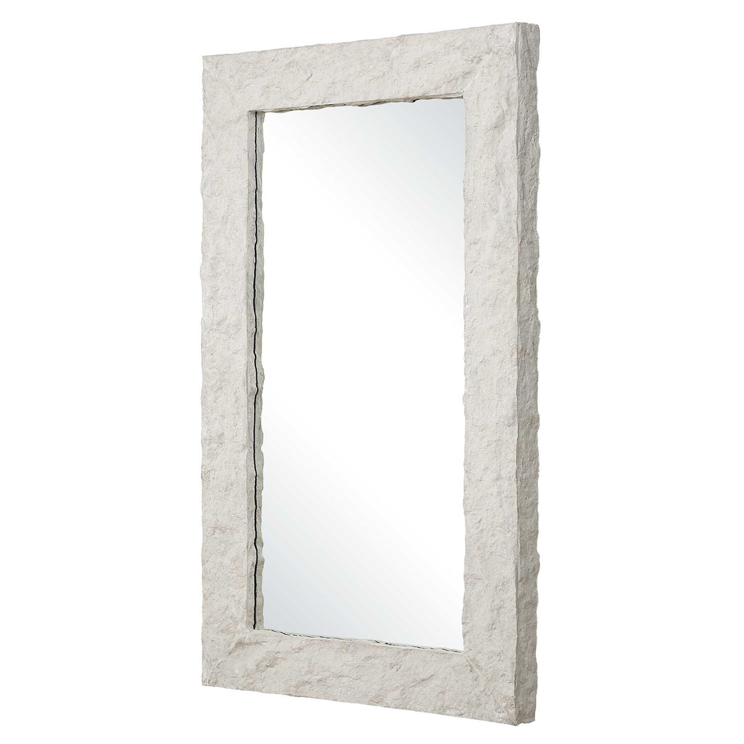 American Home Furniture Uttermost Quarry Rectangle Stone Veneer Mirror