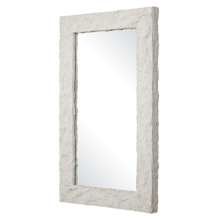 American Home Furniture Uttermost Quarry Rectangle Stone Veneer Mirror