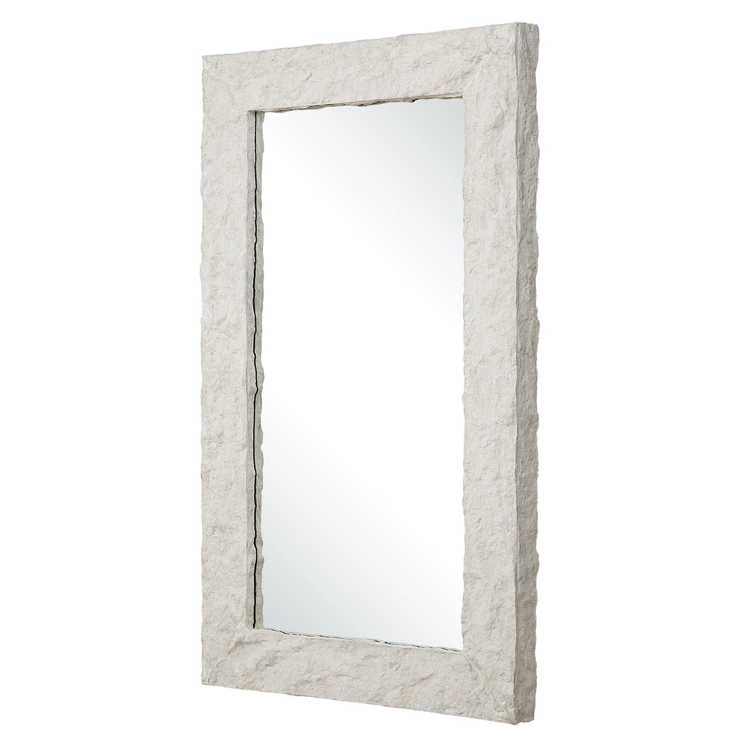 American Home Furniture | Uttermost - Quarry Rectangle Stone Veneer Mirror