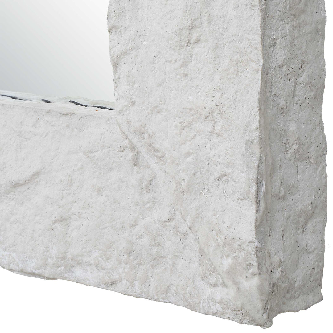 American Home Furniture Uttermost Quarry Rectangle Stone Veneer Mirror
