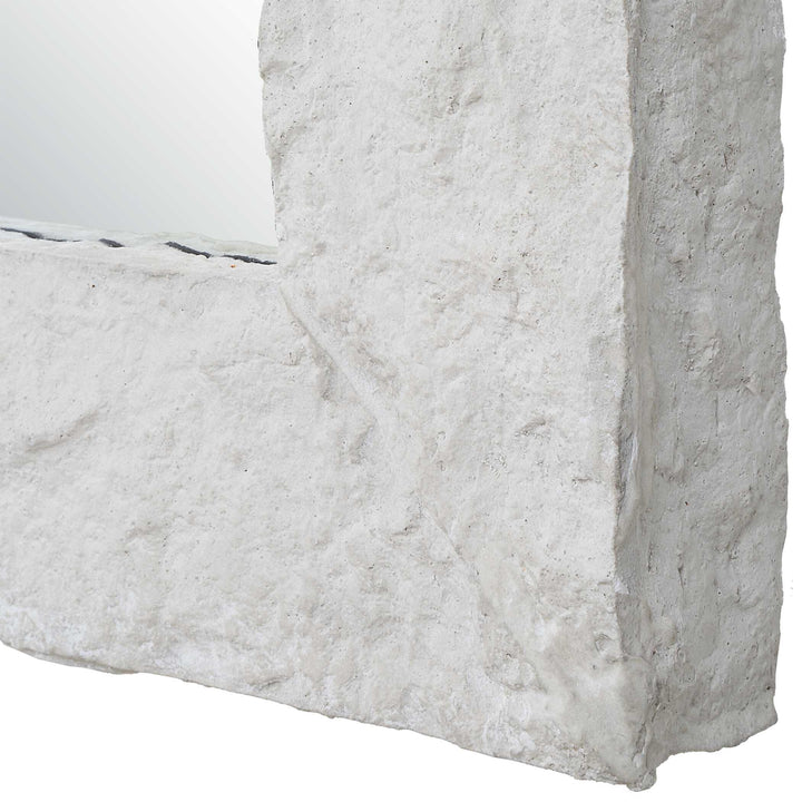 American Home Furniture Uttermost Quarry Rectangle Stone Veneer Mirror