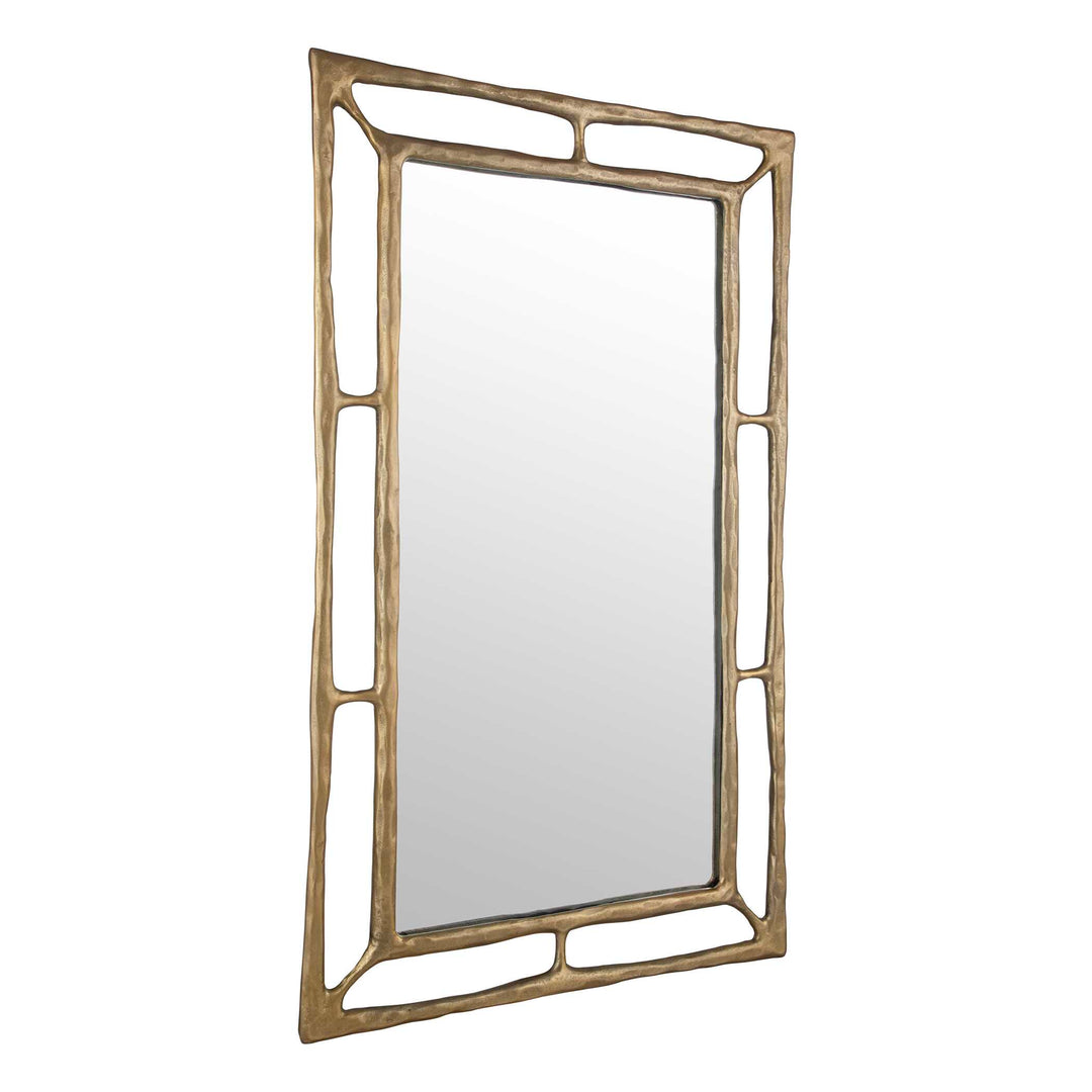American Home Furniture Uttermost Felix Brass Rectangle Mirror