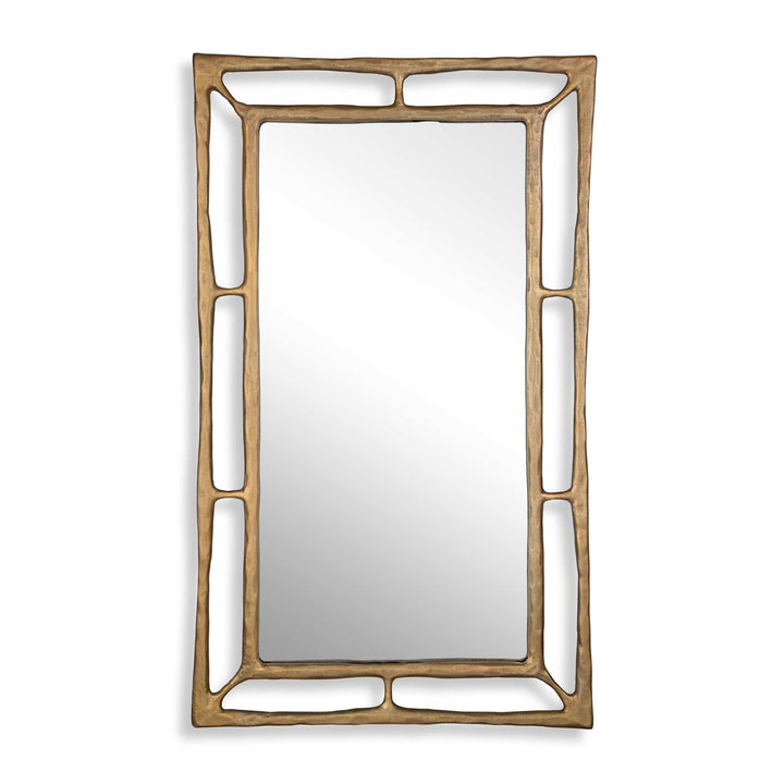 American Home Furniture Uttermost Felix Brass Rectangle Mirror