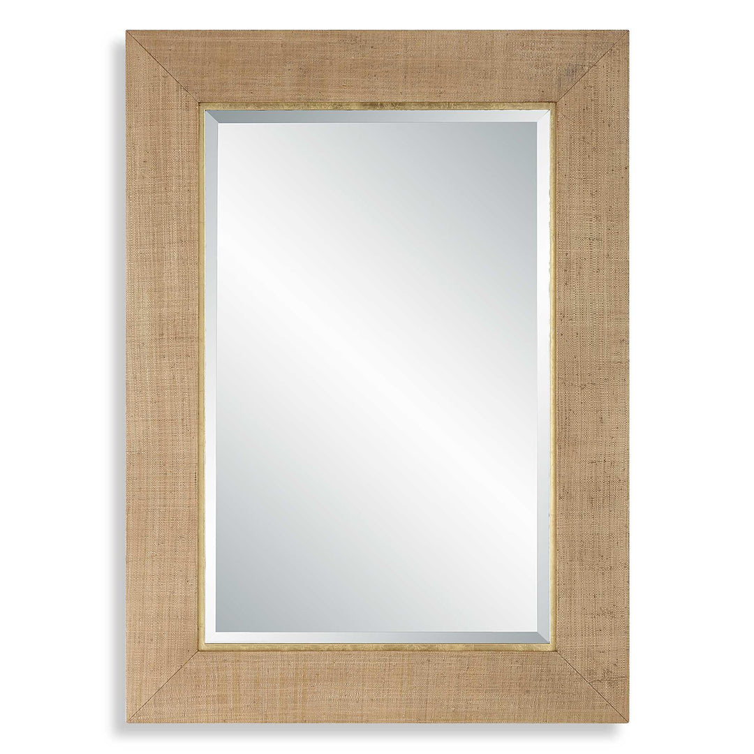 Bungalow Grass Cloth Mirror - AmericanHomeFurniture