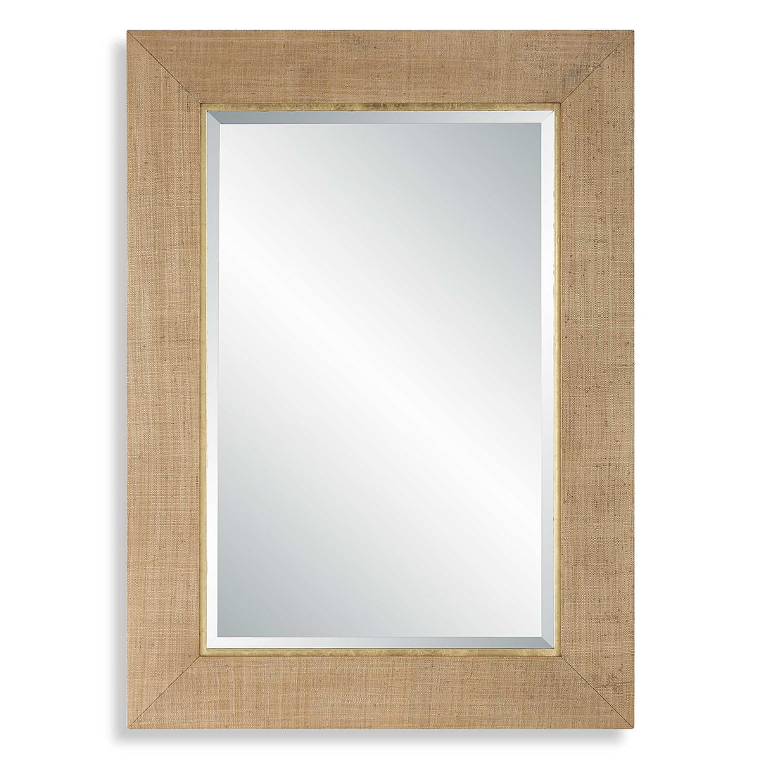 American Home Furniture Uttermost Bungalow Grass Cloth Mirror
