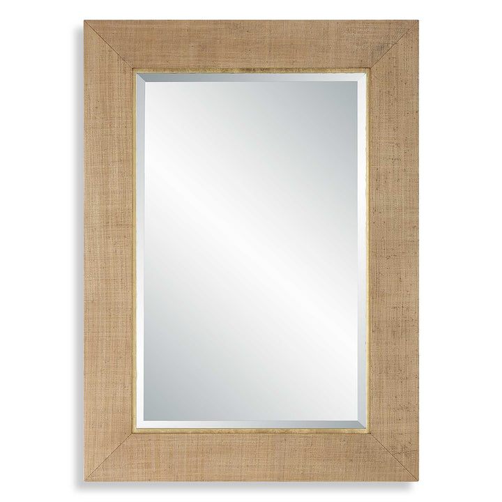American Home Furniture Uttermost Bungalow Grass Cloth Mirror