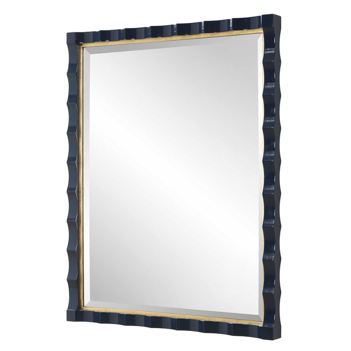 American Home Furniture Uttermost Gulf Navy Blue Mirror