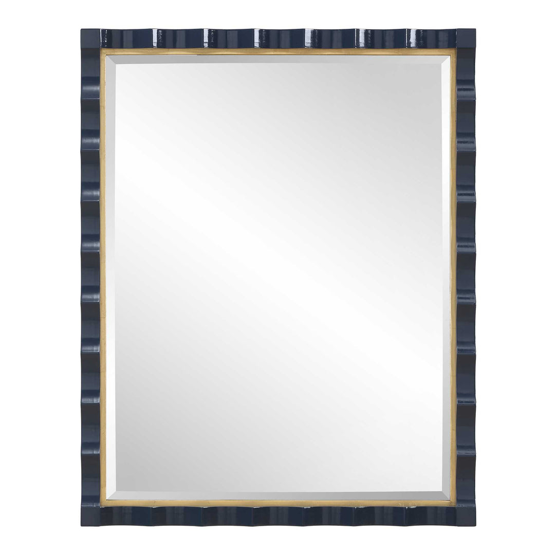 American Home Furniture Uttermost Gulf Navy Blue Mirror