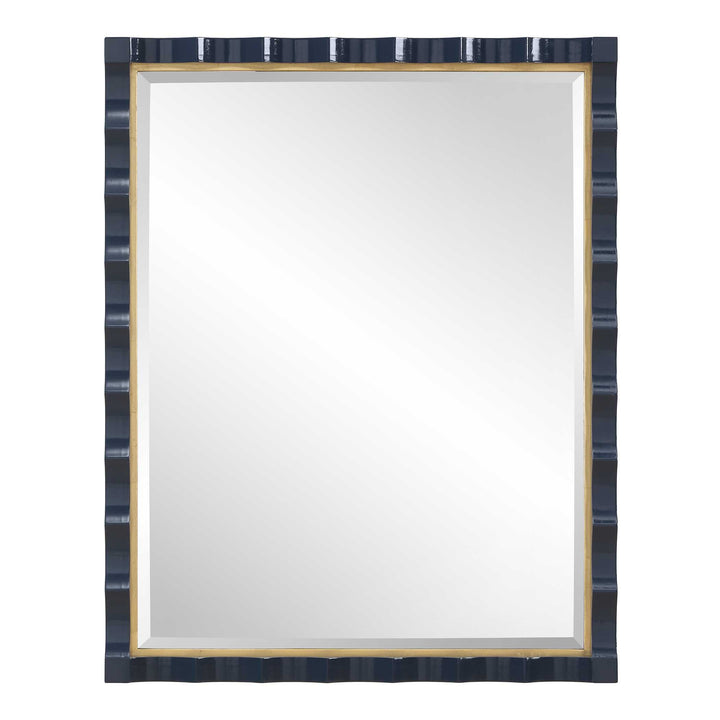 American Home Furniture Uttermost Gulf Navy Blue Mirror