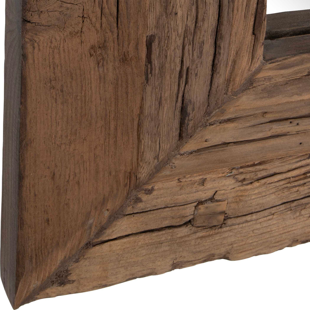 American Home Furniture Uttermost Rennick Large Reclaimed Pine Mirror