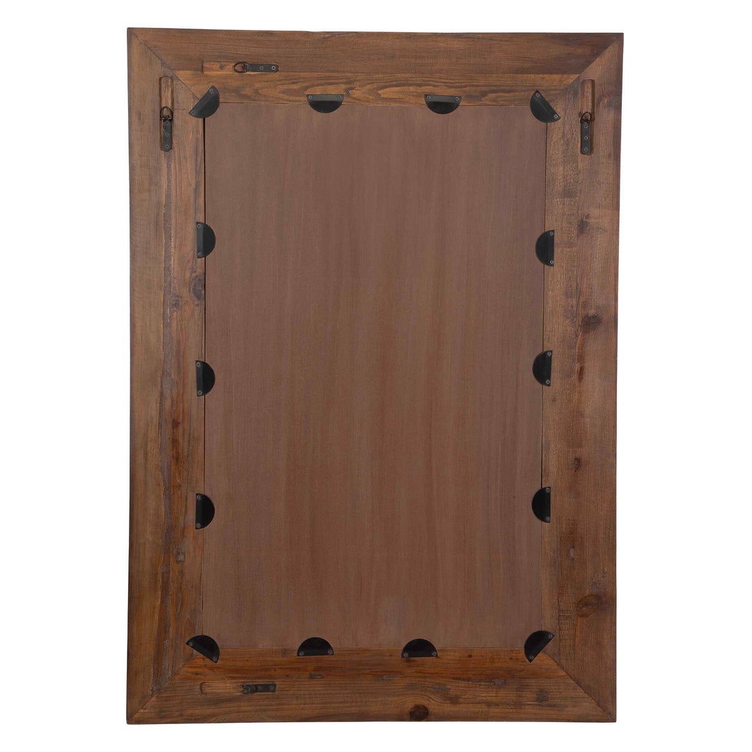 American Home Furniture Uttermost Rennick Large Reclaimed Pine Mirror