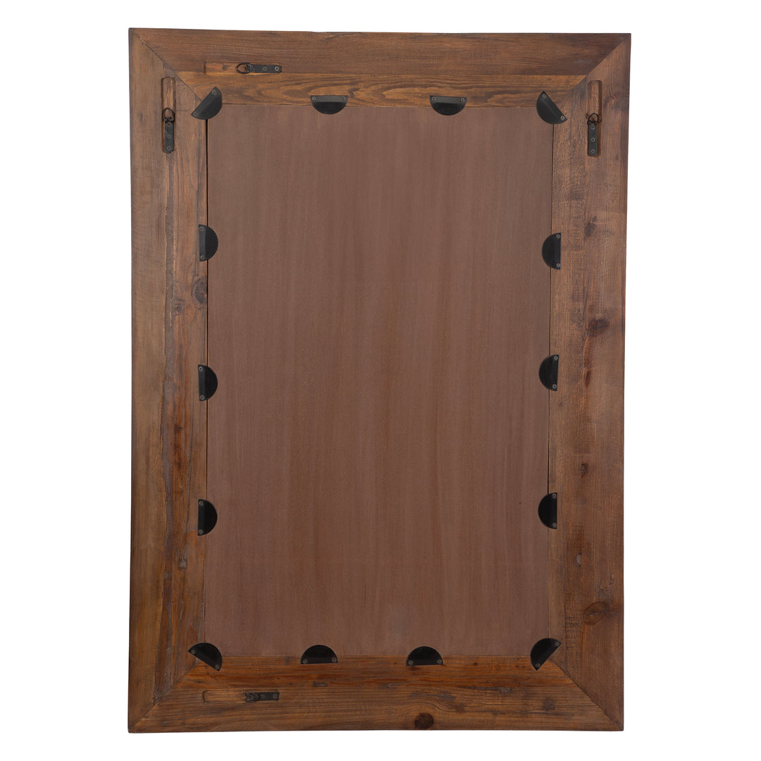American Home Furniture Uttermost Rennick Large Reclaimed Pine Mirror