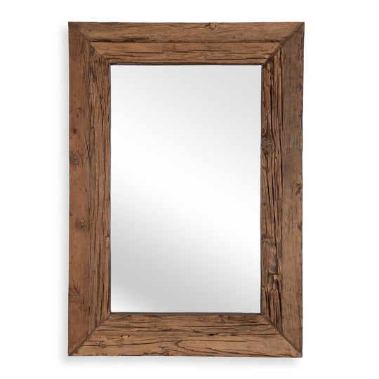 American Home Furniture Uttermost Rennick Large Reclaimed Pine Mirror