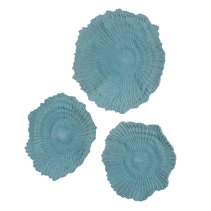 American Home Furniture Uttermost Ocean Gems Blue Wall Decor Set of 3