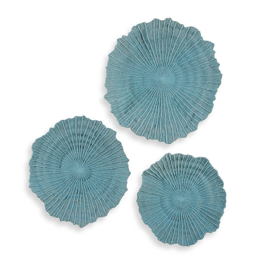 American Home Furniture Uttermost Ocean Gems Blue Wall Decor Set of 3