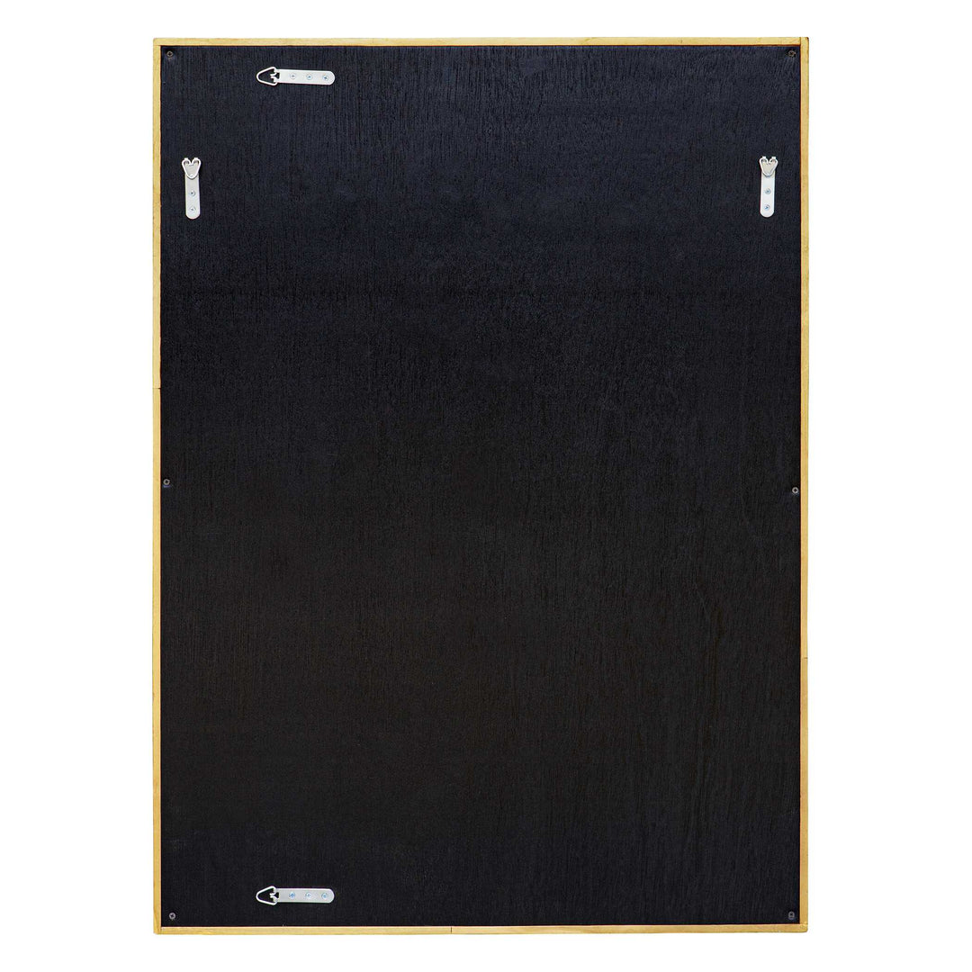 American Home Furniture Uttermost Overlap Teak Wood Mirror