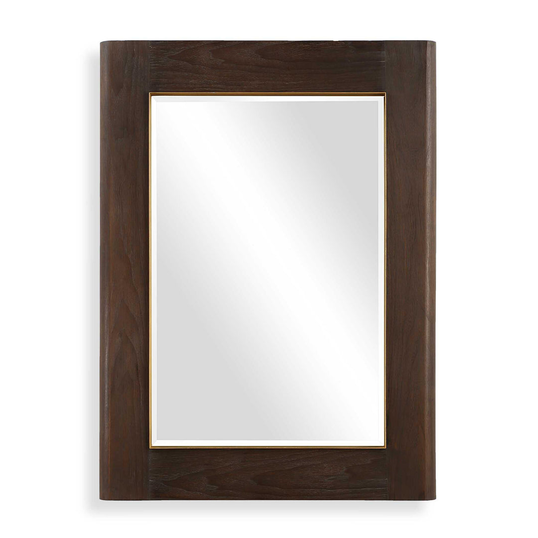 Catron Aged Walnut Mirror - AmericanHomeFurniture