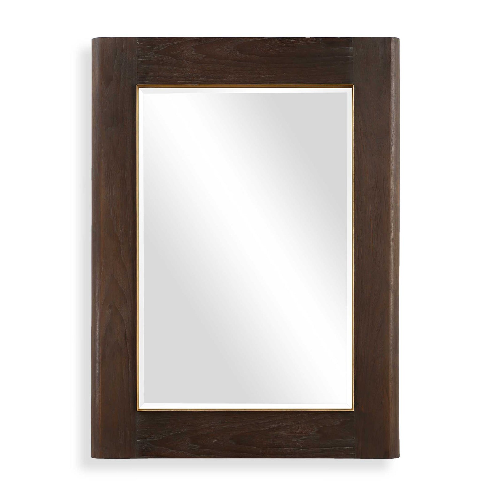 American Home Furniture Uttermost Catron Aged Walnut Mirror
