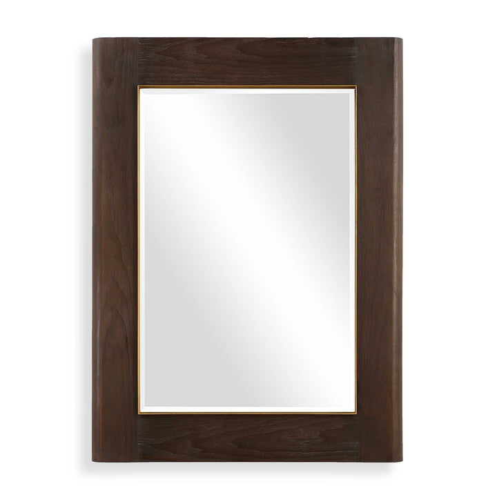 American Home Furniture Uttermost Catron Aged Walnut Mirror