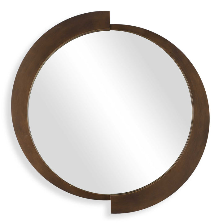 American Home Furniture Uttermost Reverse Round Mirror