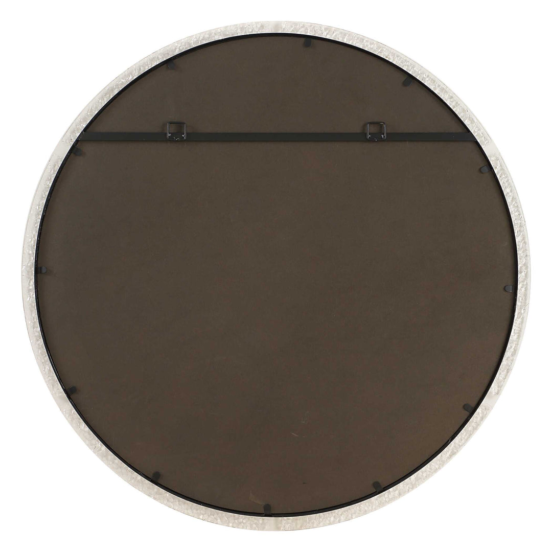 American Home Furniture Uttermost Crystalline Round Mirror