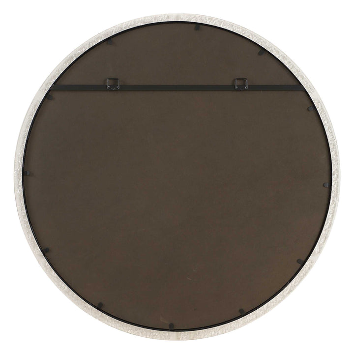 American Home Furniture Uttermost Crystalline Round Mirror