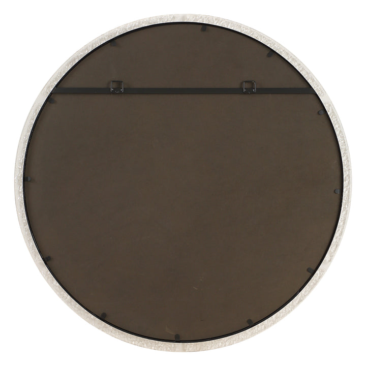 American Home Furniture Uttermost Crystalline Round Mirror