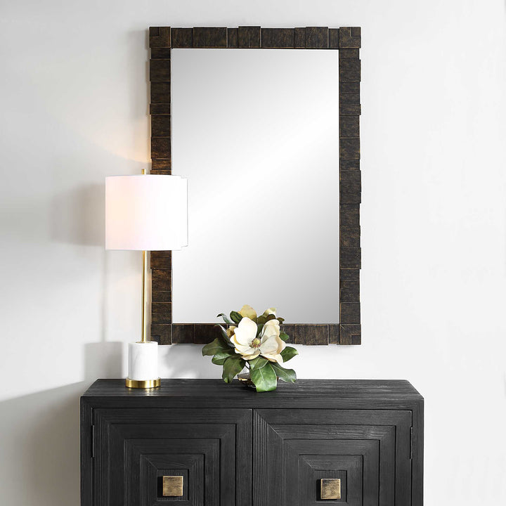 American Home Furniture Uttermost Bustelo Dark Bronze Mirror