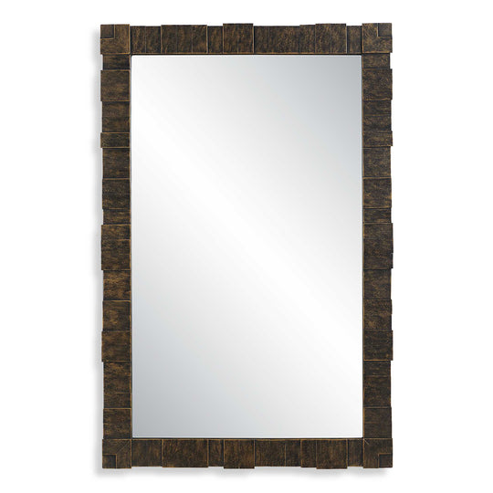 American Home Furniture Uttermost Bustelo Dark Bronze Mirror