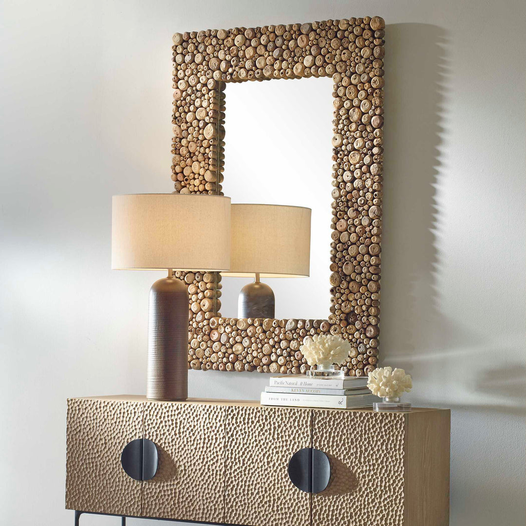 American Home Furniture Uttermost Timberwood Rectangular Mirror