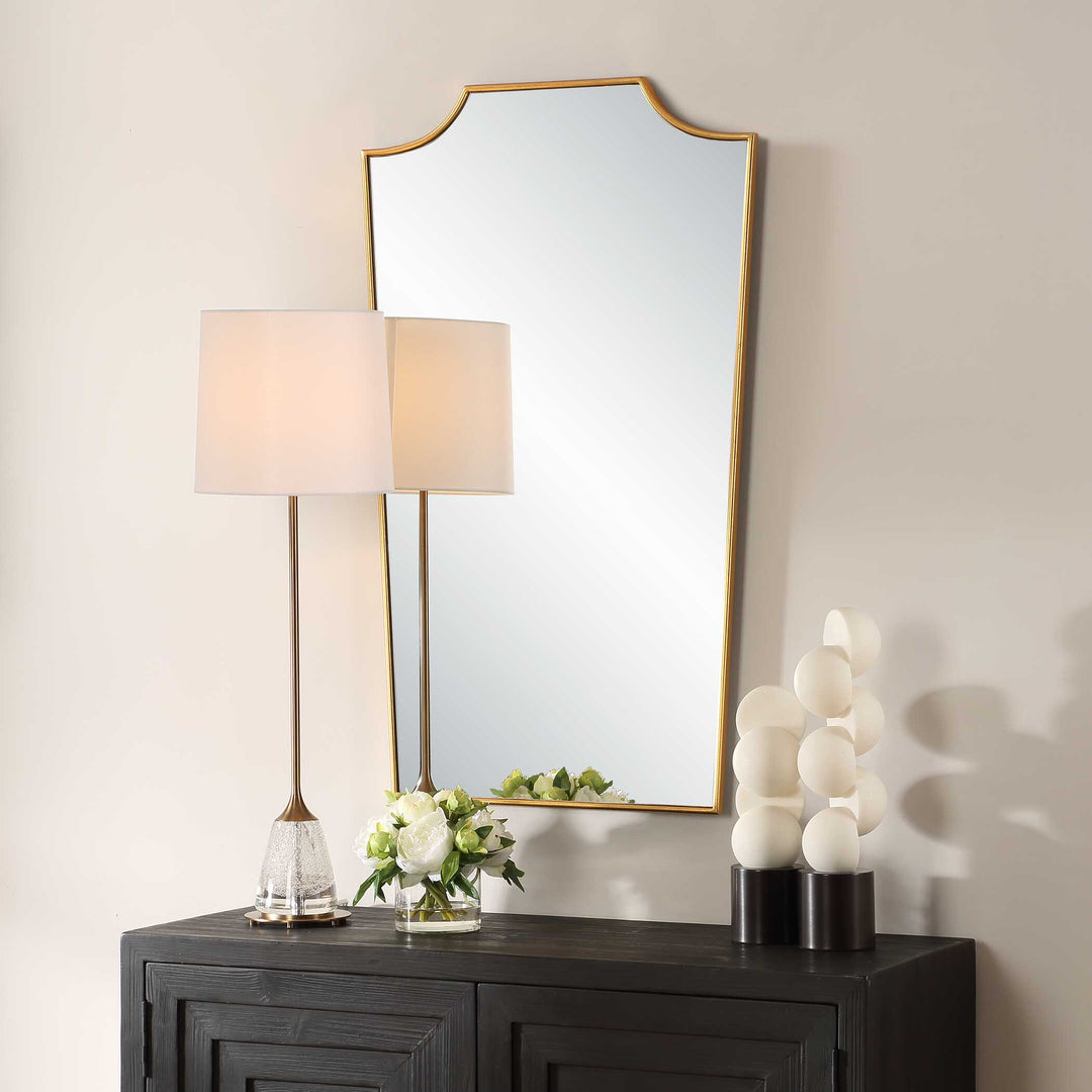 American Home Furniture Uttermost Demure Antique Gold Mirror