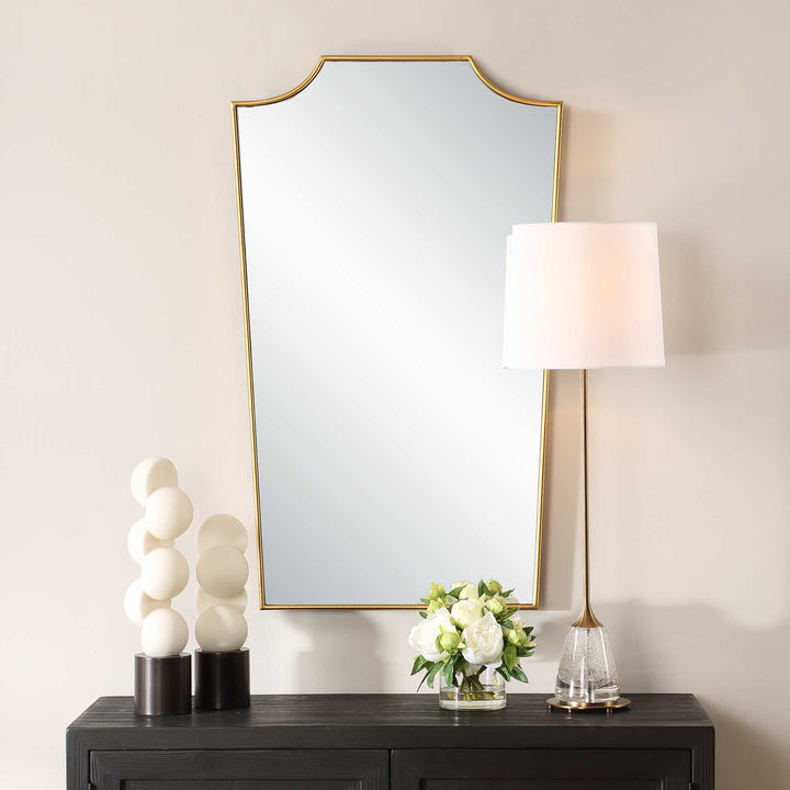 American Home Furniture Uttermost Demure Antique Gold Mirror