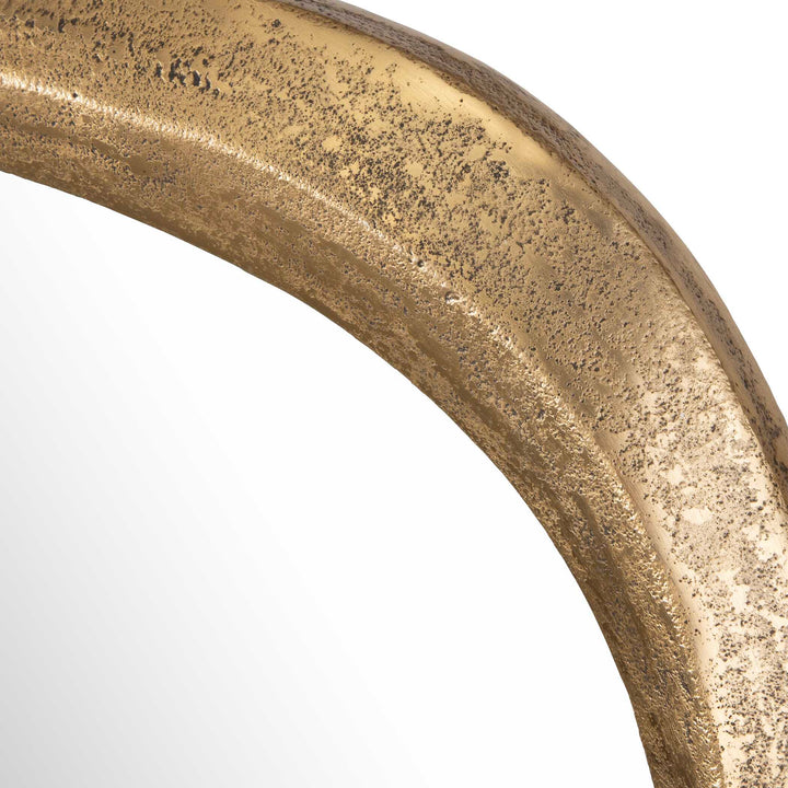 American Home Furniture Uttermost Malone Brass Mirror