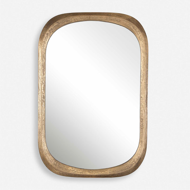 American Home Furniture Uttermost Malone Brass Mirror