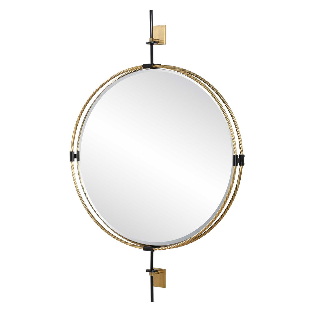 American Home Furniture Uttermost Guardrail Round Mirror
