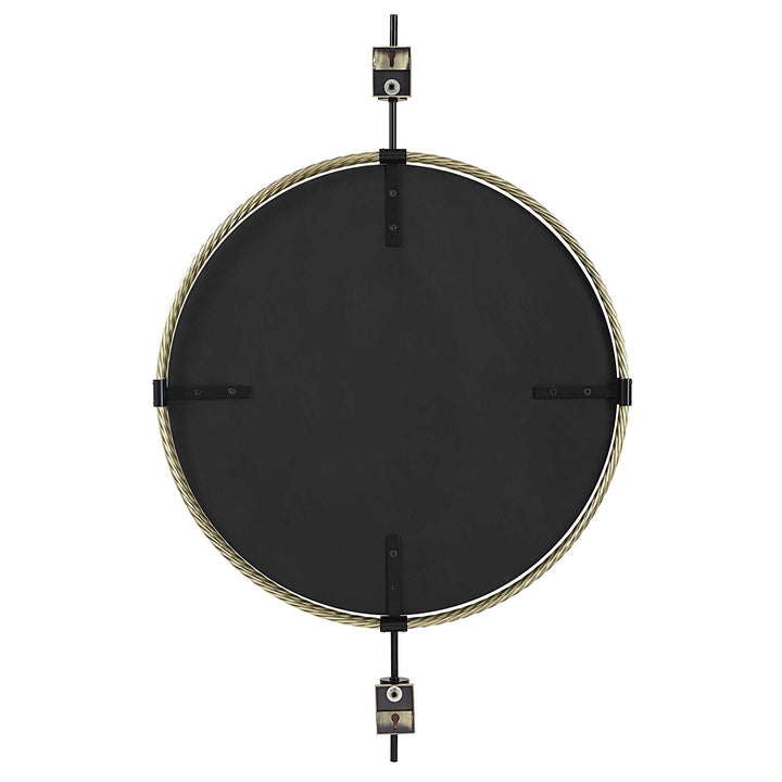 American Home Furniture Uttermost Guardrail Round Mirror