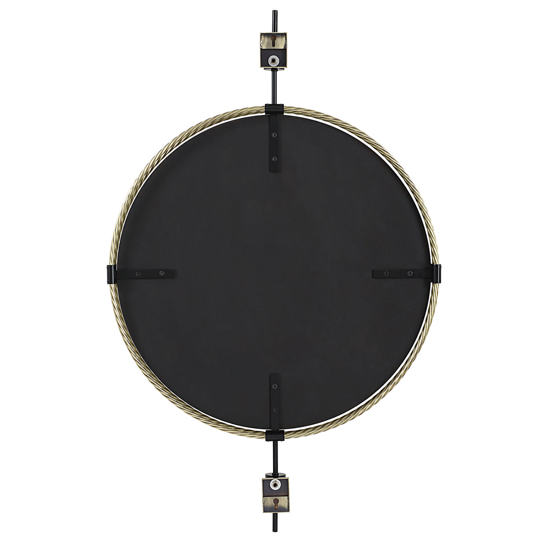 American Home Furniture Uttermost Guardrail Round Mirror