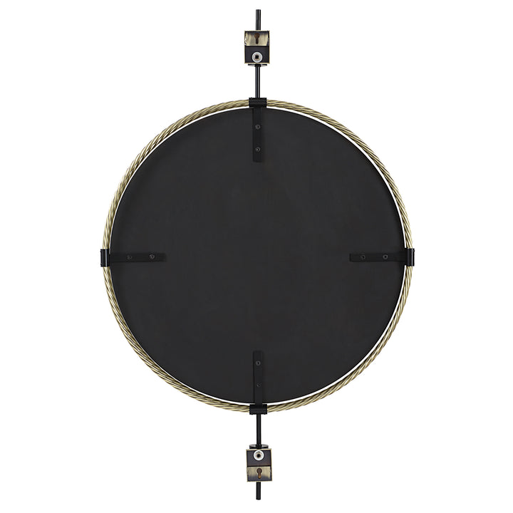 American Home Furniture Uttermost Guardrail Round Mirror