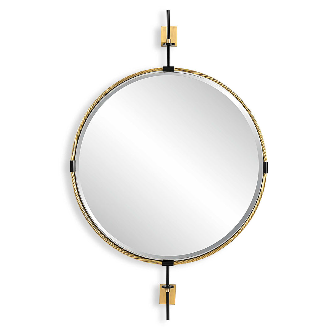 American Home Furniture Uttermost Guardrail Round Mirror