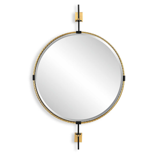 American Home Furniture Uttermost Guardrail Round Mirror