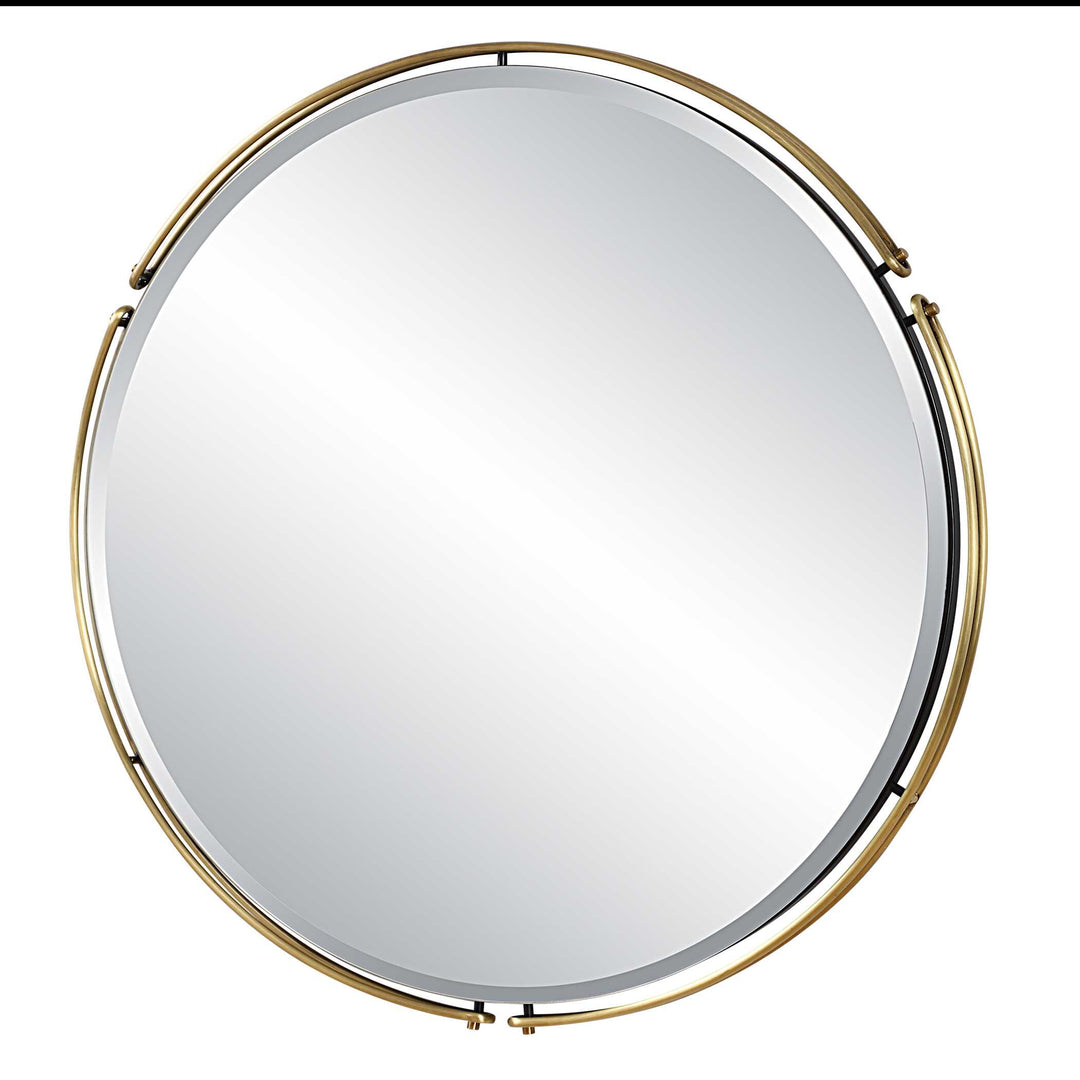 American Home Furniture Uttermost Wesley Round Mirror