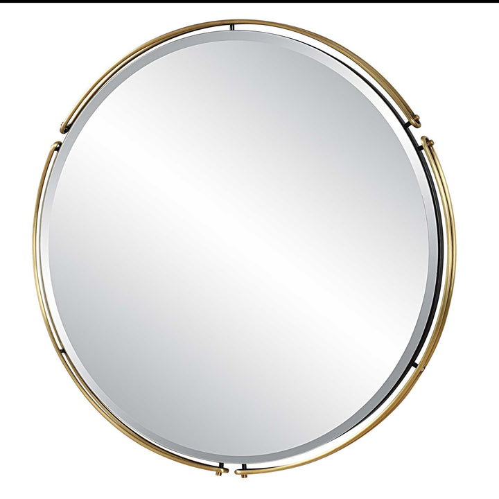 American Home Furniture Uttermost Wesley Round Mirror